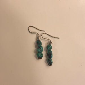 Small stone earrings